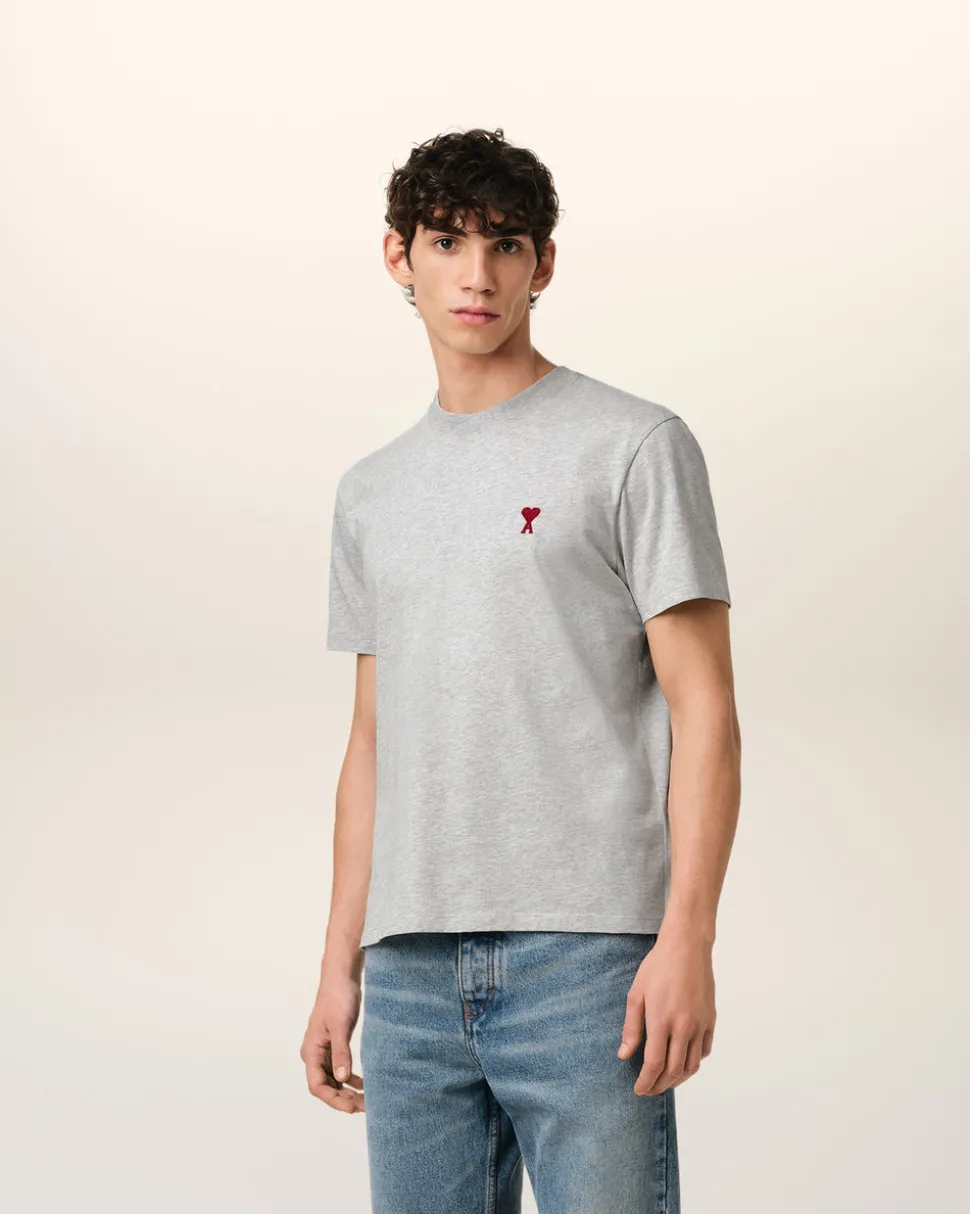 T-Shirt Gris Ami de Coeur En Coton
