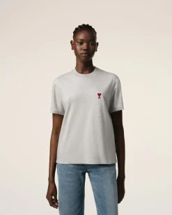 T-Shirt Gris Ami de Coeur En Coton