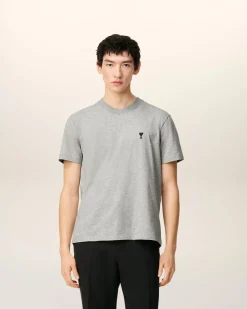 T-shirt Gris Ami De Coeur En Coton