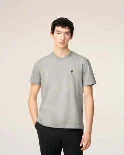 T-shirt Gris Ami De Coeur En Coton