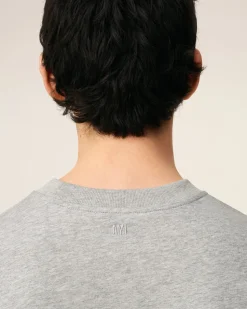 T-shirt Gris Ami De Coeur En Coton