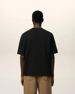 T-shirt Noir Ami De Coeur En Coton