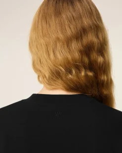 T-shirt Noir Ami De Coeur En Coton