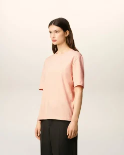 T-shirt Rose Ami De Coeur Coupe Cosy En Coton