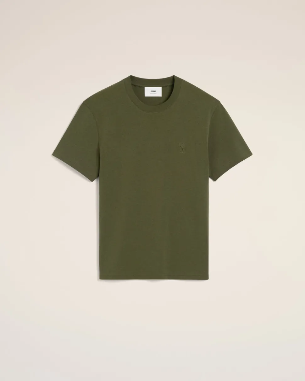 T-Shirt Vert Ami de Coeur En Coton