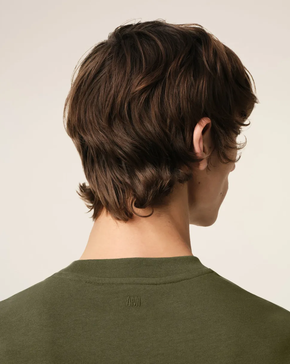 T-Shirt Vert Ami de Coeur En Coton