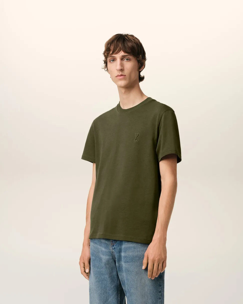 T-Shirt Vert Ami de Coeur En Coton