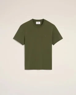 T-Shirt Vert Ami de Coeur En Coton