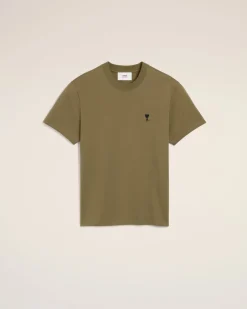 T-shirt Vert Ami De Coeur En Coton