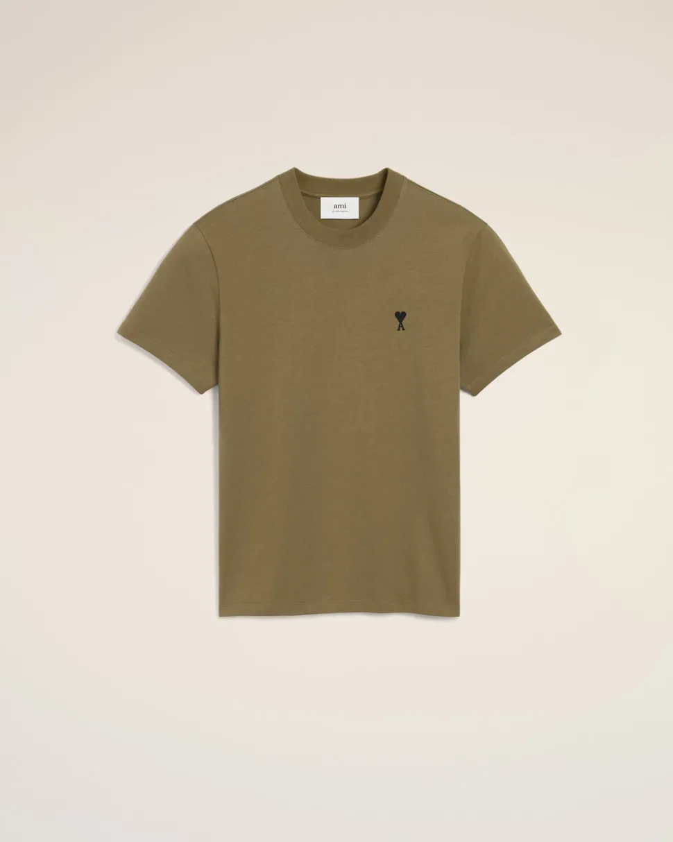 T-shirt Vert Ami De Coeur En Coton