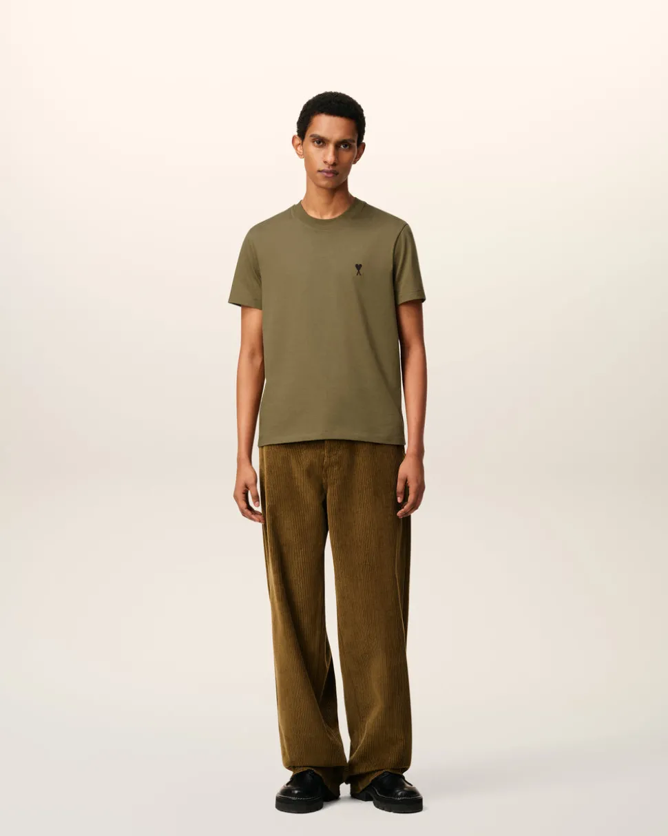 T-shirt Vert Ami De Coeur En Coton