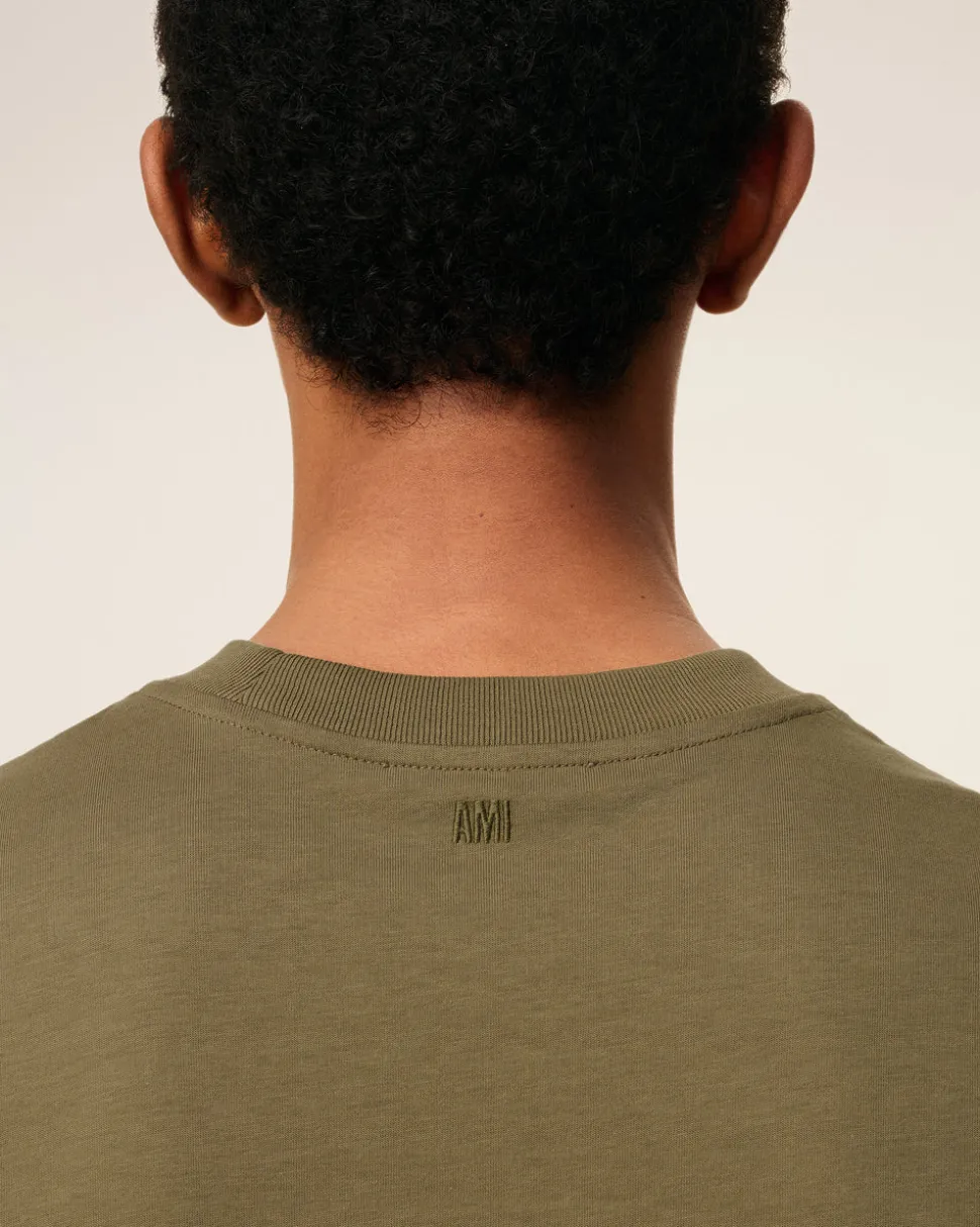 T-shirt Vert Ami De Coeur En Coton