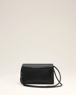 Wallet On Strap Noir Voulez Vous En Cuir Lisse